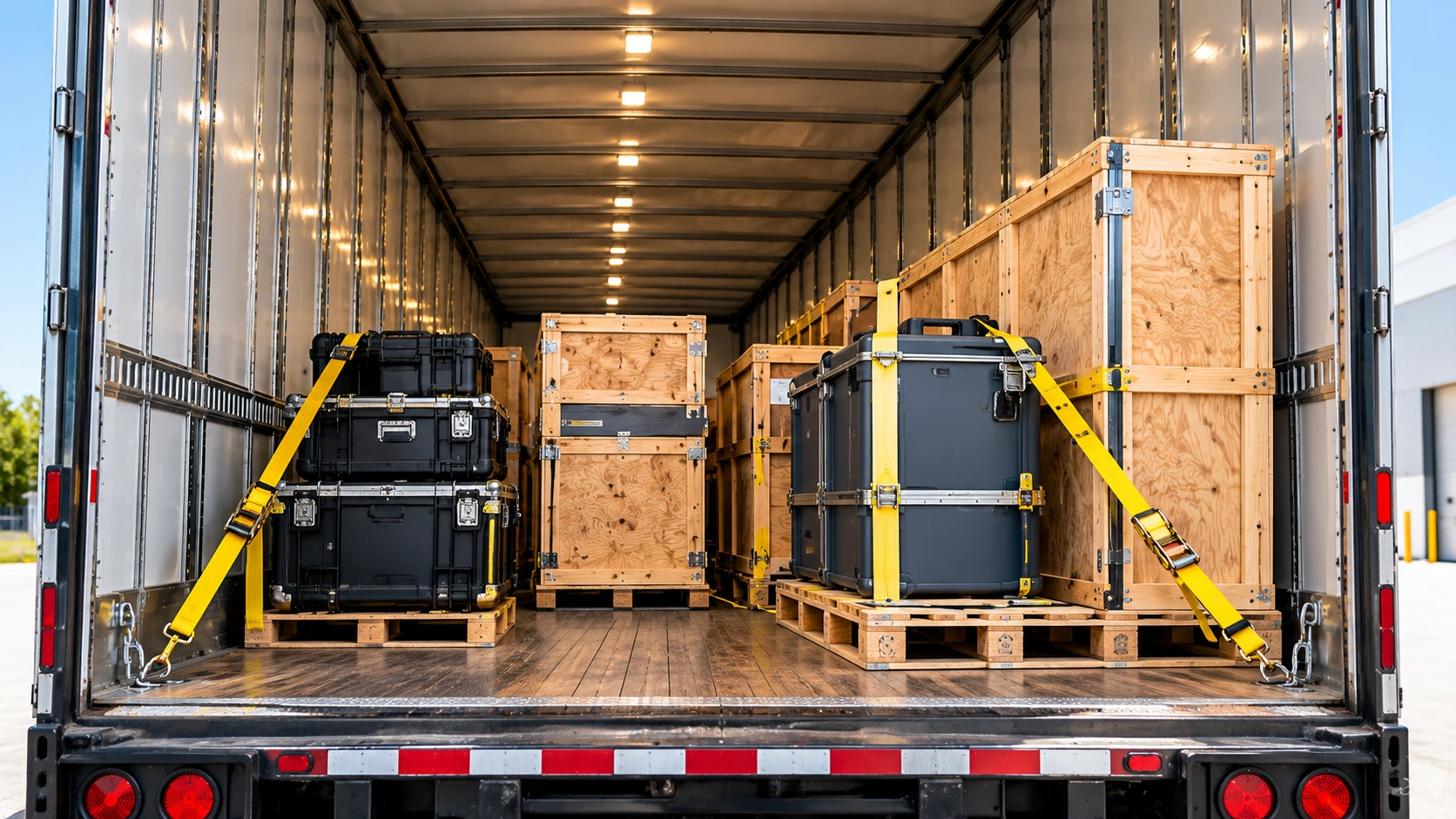 Secured equipment and supplies